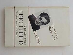 Seller image for Sammlung Profile 12 Erich Fried Gesprche und Kritiken for sale by ANTIQUARIAT Franke BRUDDENBOOKS