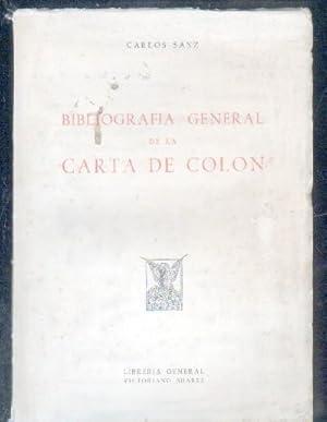 BIBLIOGRAFIA GENERAL DE LA CARTA DE COLON.