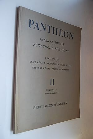 Seller image for Pantheon - Internationale Zeitschrift fr Kunst (Heft II, XIX. Jahrgang, Mrz/April 1961) for sale by Antiquariat Biebusch