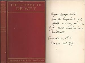 Imagen del vendedor de The Chase of De Wet and other later phases of the Boer War by Frederick H Howland a la venta por Lavendier Books
