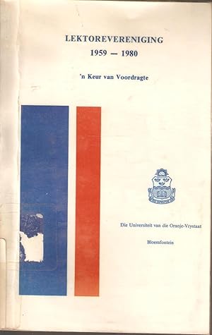 Seller image for Lektorevereniging 1959 - 1980 'n Keur van Voordragte for sale by Snookerybooks
