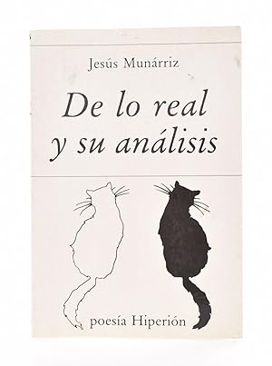 Seller image for DE LO REAL Y SU ANLISIS for sale by Librera Monogatari