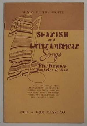 Seller image for Spanish and Latin American songs. for sale by Lost and Found Books