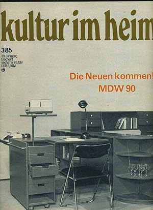 Kultur im Heim. Illustrierte Zeitschrift Konvolut von über 30Heften aus den Jahren 1980 bis 1990....