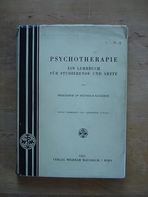 Imagen del vendedor de Psychotherapie - Ein Lehrbuch fr Studierende und rzte a la venta por Antiquariat Birgit Gerl