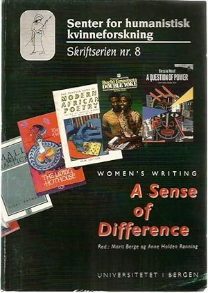 Imagen del vendedor de A sense of difference (Skriftserie) a la venta por Black Rock Books