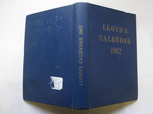 Seller image for LLOYD'S CALENDAR 1962 for sale by Goldstone Rare Books