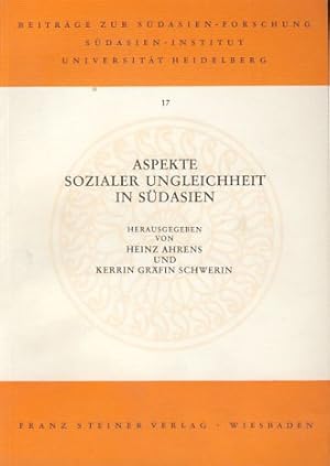 Seller image for Aspekte sozialer Ungleichheit in Sdasien. Beitrge zur Sdasienforschung Bd. 17. for sale by Fundus-Online GbR Borkert Schwarz Zerfa