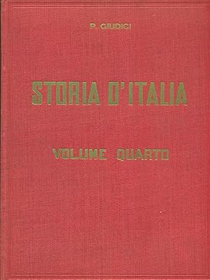 Storia d'Italia volume quarto
