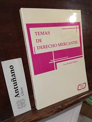 Imagen del vendedor de Temas de Derecho Mercantil a la venta por Libros Antuano