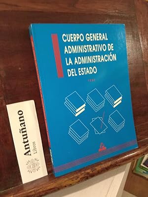 Imagen del vendedor de Cuerpo general administrativo de la administracin del estado Test a la venta por Libros Antuano