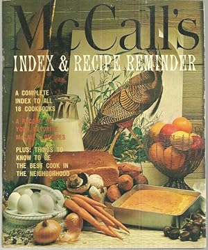 Image du vendeur pour MCCALL'S INDEX AND RECIPE REMINDER A Complete Index to all 18 Cookbooks mis en vente par Gibson's Books