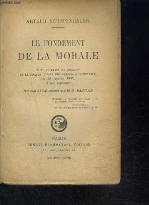 Image du vendeur pour LE FONDEMENT DE LA MORALE mis en vente par Le-Livre