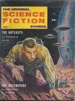 Image du vendeur pour The Original SCIENCE FICTION Stories: September, Sept. 1958 mis en vente par Books from the Crypt