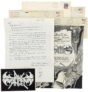 SMALL COLLECTION OF CORRESPONDENCE ADDRESSED TO A SOMERSET, PENNSYLVANIA FAN OF THE LOS ANGELES T...