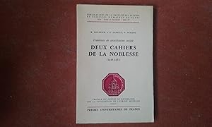 Image du vendeur pour Problmes de stratification sociale - Deux Cahiers de la Noblesse pour les Etats Gnraux de 1649-1651 mis en vente par Librairie de la Garenne