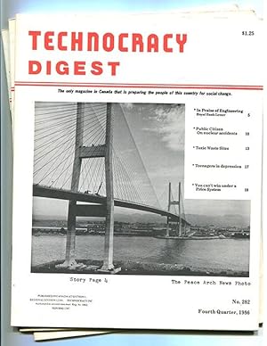 Technocracy Digest (Three Issues) (Nos. 282, 283, 287 -- 4th Quarter 1986; 1st Quarter 1987; 1st ...