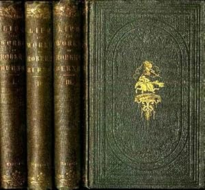 LIFE AND WORKS OF ROBERT BURNS, Edited by Robert Chambers [1802-1871] in Four Volumes.