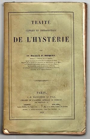 Traité clinique et thérapeutique de l'hystérie.