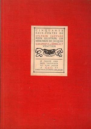 Image du vendeur pour Cinquante eaux-fortes pour illustrer les Mmoires de Jacques Casanova de Seingalt Vnitien. mis en vente par Librairie Seigneur