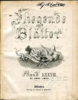 Fliegende Blätter - Band LXXVII. - Nro. 1927 - 1952 von 1882 und LXXVIII Nro. 1953 - 1979 von 1883