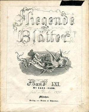 Fliegende Blätter - Band LXI. - Nro. 1511 - 1536 von Juli bis Dez. 1874