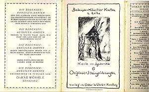 Kasia von Szadurska - sechs Original-Steinzeichnungen - (Bodensee-Künstler Karten 4. Reihe)