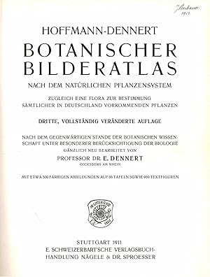 BOTANISCHER BILDERATLAS nach dem natürlichen Pflanzensystem zugleich eine Flora zur Bestimmung sä...