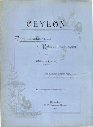 Ceylon (Tagebuchblätter und Reiseerinnerungen) - 1898 -