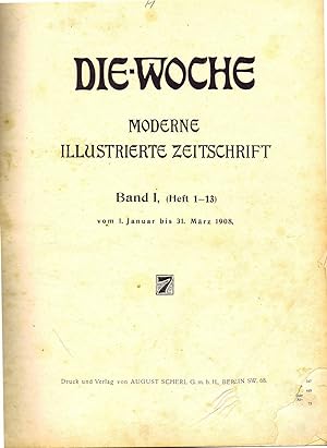 Die Woche (Moderne illustrierte Zeitschrift) - 10. Jahrgang 1908 Heft 1 - 13 -