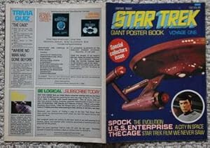 Seller image for Star Trek Giant Poster Book (1976) Voyage One #1 Collectors Issue - Folds Out to Giant movie poster of the U.S.S. Enterprise. for sale by Comic World