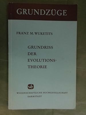 Seller image for Grundriss der Evolutionstheorie for sale by Buchantiquariat Uwe Sticht, Einzelunter.