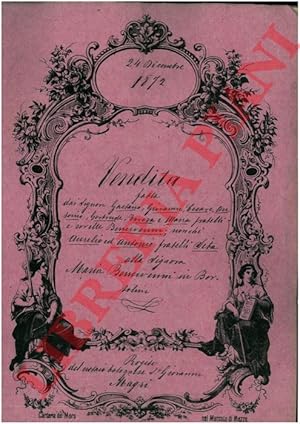 Seller image for Vendita di una casa posta in Via Fossato 560 a Bologna for sale by Libreria Piani