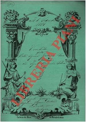 Imagen del vendedor de Vendita di un vasto fabbricato posto nel Comune di S.Giorgio di Piano detto Palazzo Cospi a la venta por Libreria Piani
