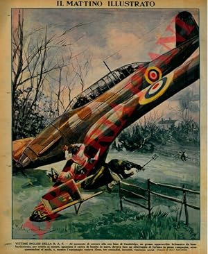 Imagen del vendedor de Vittime inglesi della R.A.F. Al momento di entrare alla base di Cambridge, un grosso apparecchio britannico da bombardamento, doveva fare un atterraggio di fortuna e, mentre l'equipaggio restava illeso, tre contadini, investiti, venivano uccisi. a la venta por Libreria Piani