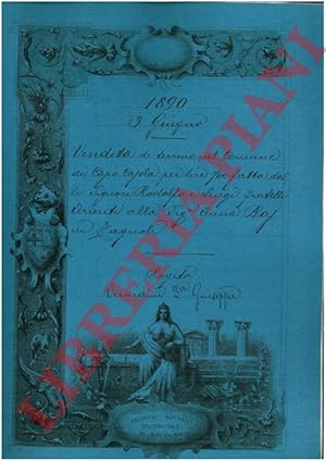 Seller image for Vendita di un terreno detto Faidello posto nel Comune di Casio e Casola, circondario di Vergato for sale by Libreria Piani