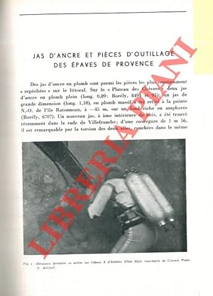 Jas d'ancre et pièces d'outillage des épaves de Provence.