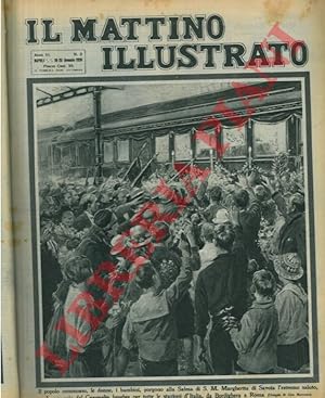 Imagen del vendedor de Il popolo commosso, le donne, i bambini, porgono alla salma di S. M. Margherita di Savoia l'estremo saluto, al passaggio del Convoglio funebre per tutte le stazioni d'Italia, da Bordighera a Roma. a la venta por Libreria Piani