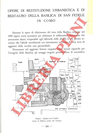 Opere di restituzione urbanistica e di restauro della Basilica di San Fedele in Como.