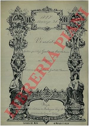 Seller image for Vendita met� di una casa posta in Via Conca 2462 e 2463 a Bologna for sale by Libreria Piani