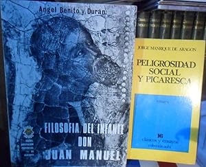 LA FILOSOFÍA DEL INFANTE DON JUAN MANUEL + PELIGROSIDAD SOCIAL Y PICARESCA (2 libros)