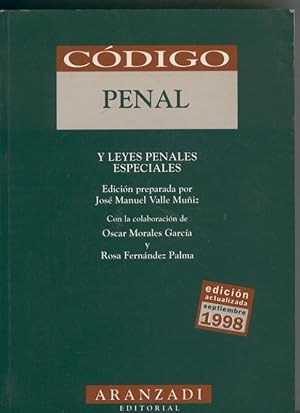 Seller image for Codigo Penal y leyes penales especiales for sale by El Boletin