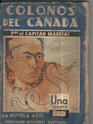 Bild des Verkufers fr La Novela Azul numero 15: Colonos del Canada zum Verkauf von El Boletin