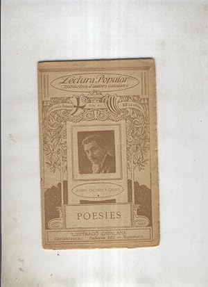 Imagen del vendedor de Poesies de Joseph Calzada y Carbo a la venta por El Boletin