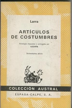 Bild des Verkufers fr Austral numero 306: Articulos de costumbres zum Verkauf von El Boletin