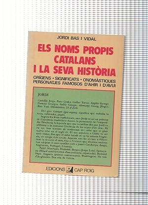 Immagine del venditore per Els noms propis catalans i la seva historia venduto da El Boletin