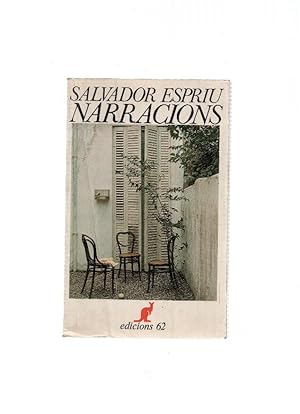 Imagen del vendedor de Narracions de Salvador Espriu a la venta por El Boletin