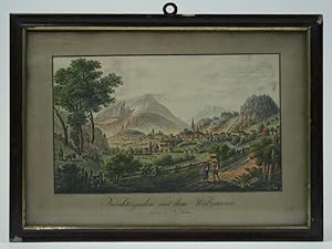 Bild des Verkufers fr Berchtesgaden mit dem Watzmann zum Verkauf von Antiquariat Hardner