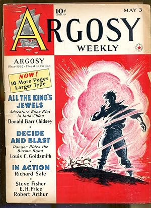Bild des Verkufers fr Argosy Weekly: May 3, 1941 zum Verkauf von Dearly Departed Books