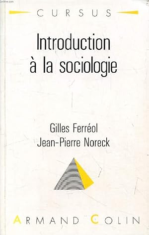 Image du vendeur pour INTRODUCTION A LA SOCIOLOGIE mis en vente par Le-Livre